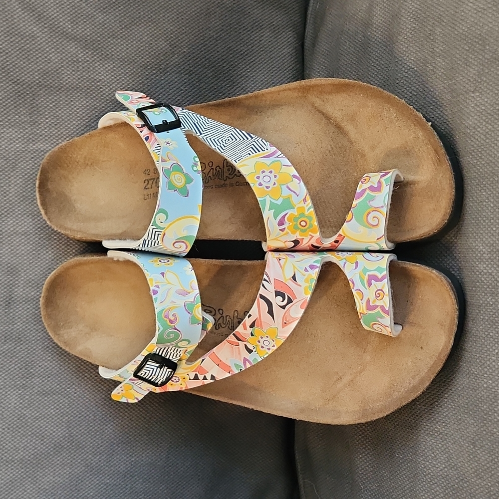 Birki’s Floral/tribal design Birkenstock’s size 42, 11 NWOT